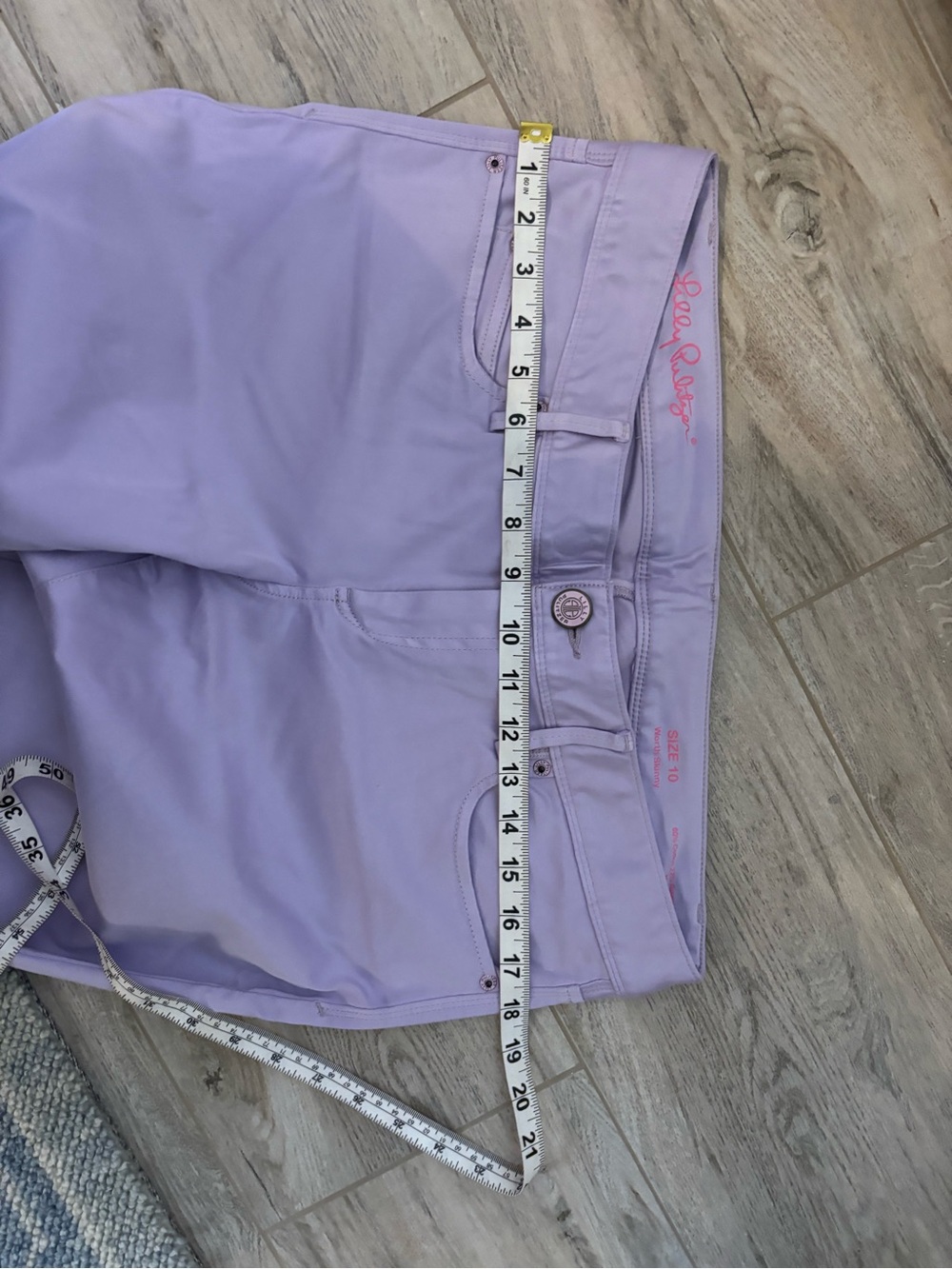 Lilly Pulitzer Lavender Worth Skinny Pants - Picture 4 of 4